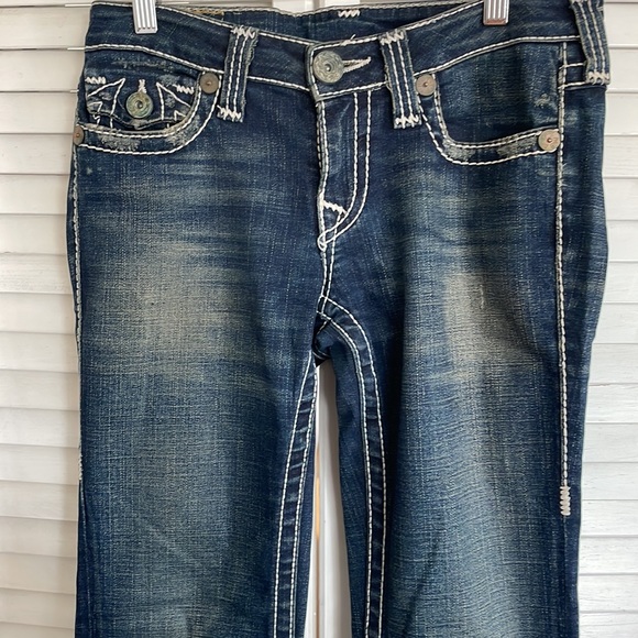 TRUE RELIGION “Joey Big T”  Bootcut Jeans, Size 28 - Picture 4 of 11